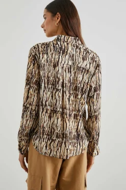 Vrouwen Rails Josephine Overhemd - Neutraal Ikat