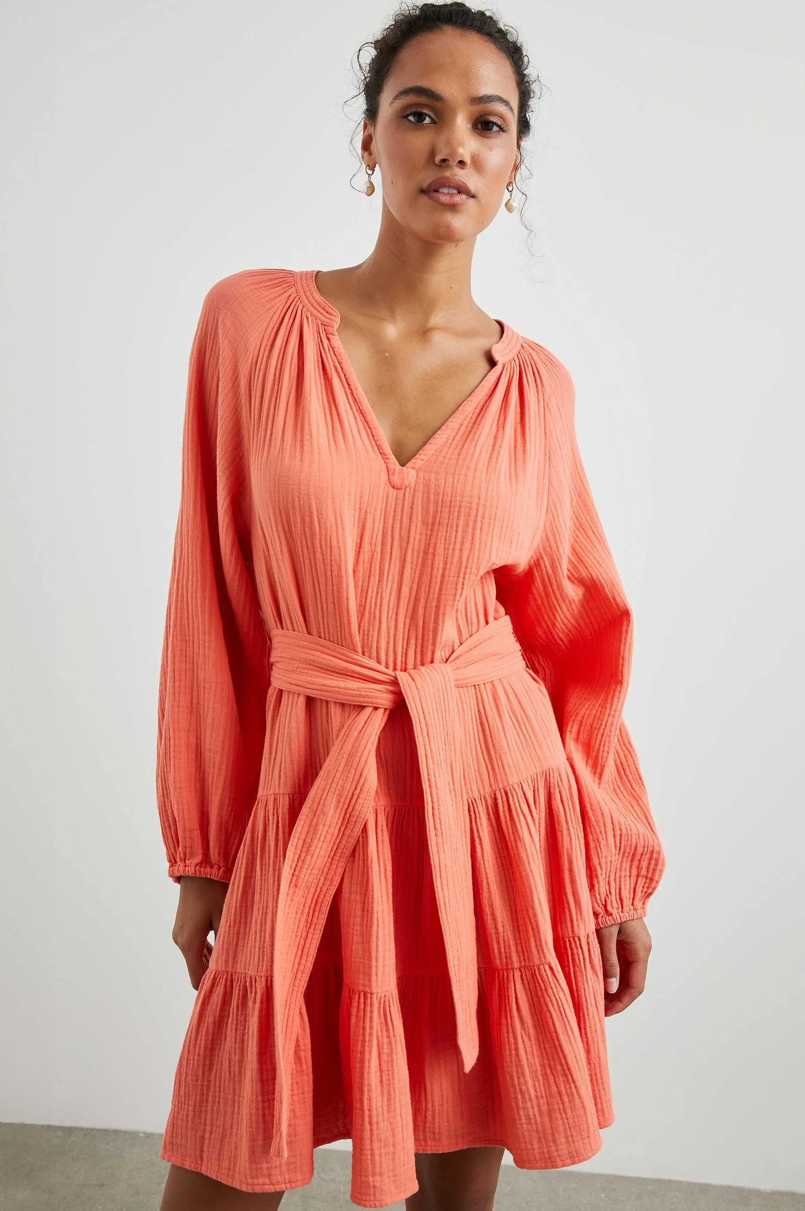 Vrouwen Rails Jurk Aureta - Papaya
