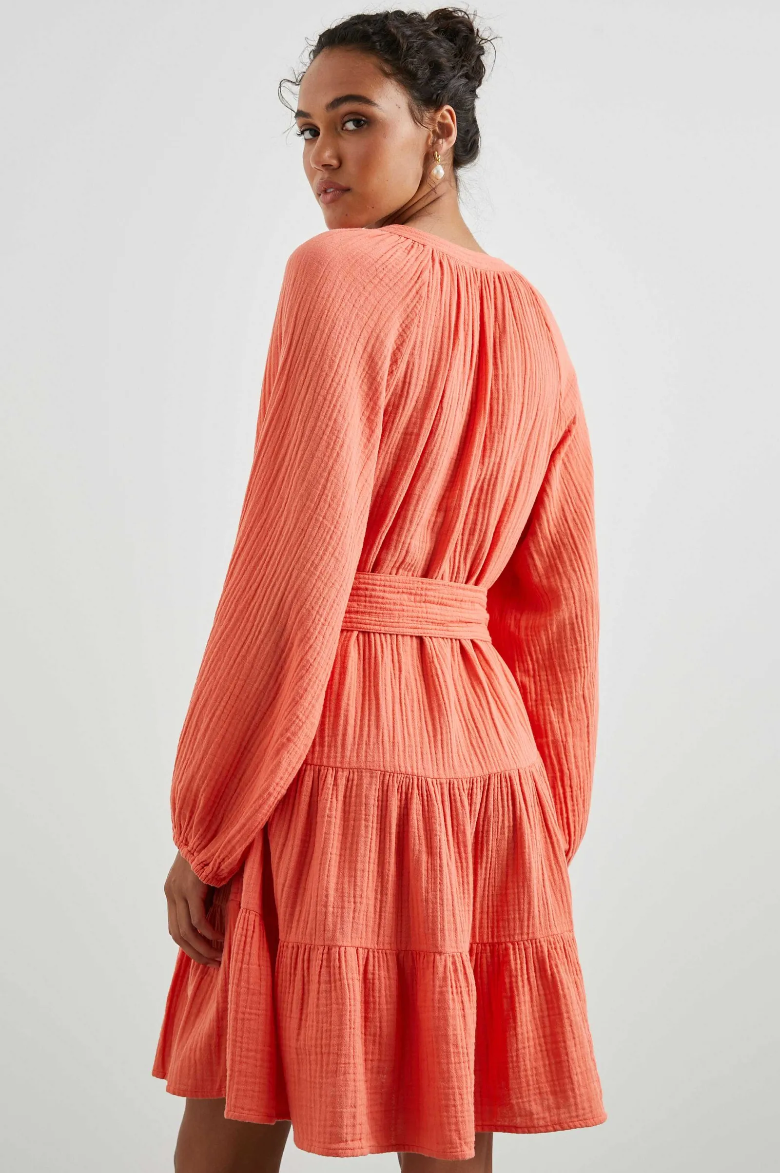 Vrouwen Rails Jurk Aureta - Papaya