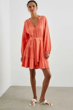 Vrouwen Rails Jurk Aureta - Papaya