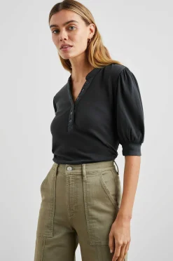 Vrouwen Rails Juweeltop - Gewassen Zwart