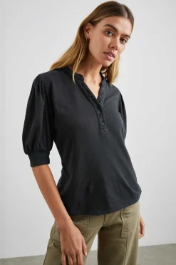 Vrouwen Rails Juweeltop - Gewassen Zwart