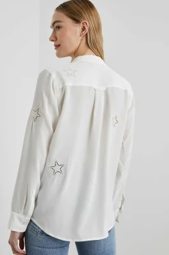 Vrouwen Rails Kate Shirt - Ivoor Oogjesterren
