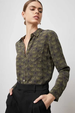 Vrouwen Rails Kate Shirt - Olijf Stargaze
