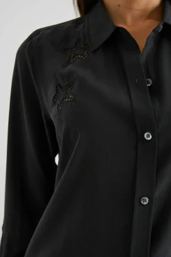 Vrouwen Rails Kate Shirt - Zwart Oogje Sterren