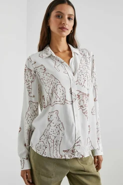 Vrouwen Rails Kathryn Shirt - Kameel Jungle Katten