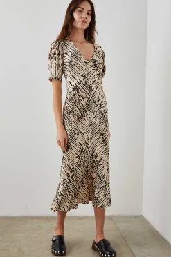 Vrouwen Rails Kegan Jurk - Neutraal Ikat