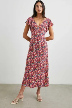 Vrouwen Rails Kenz Jurk - Scharlaken Bloemen
