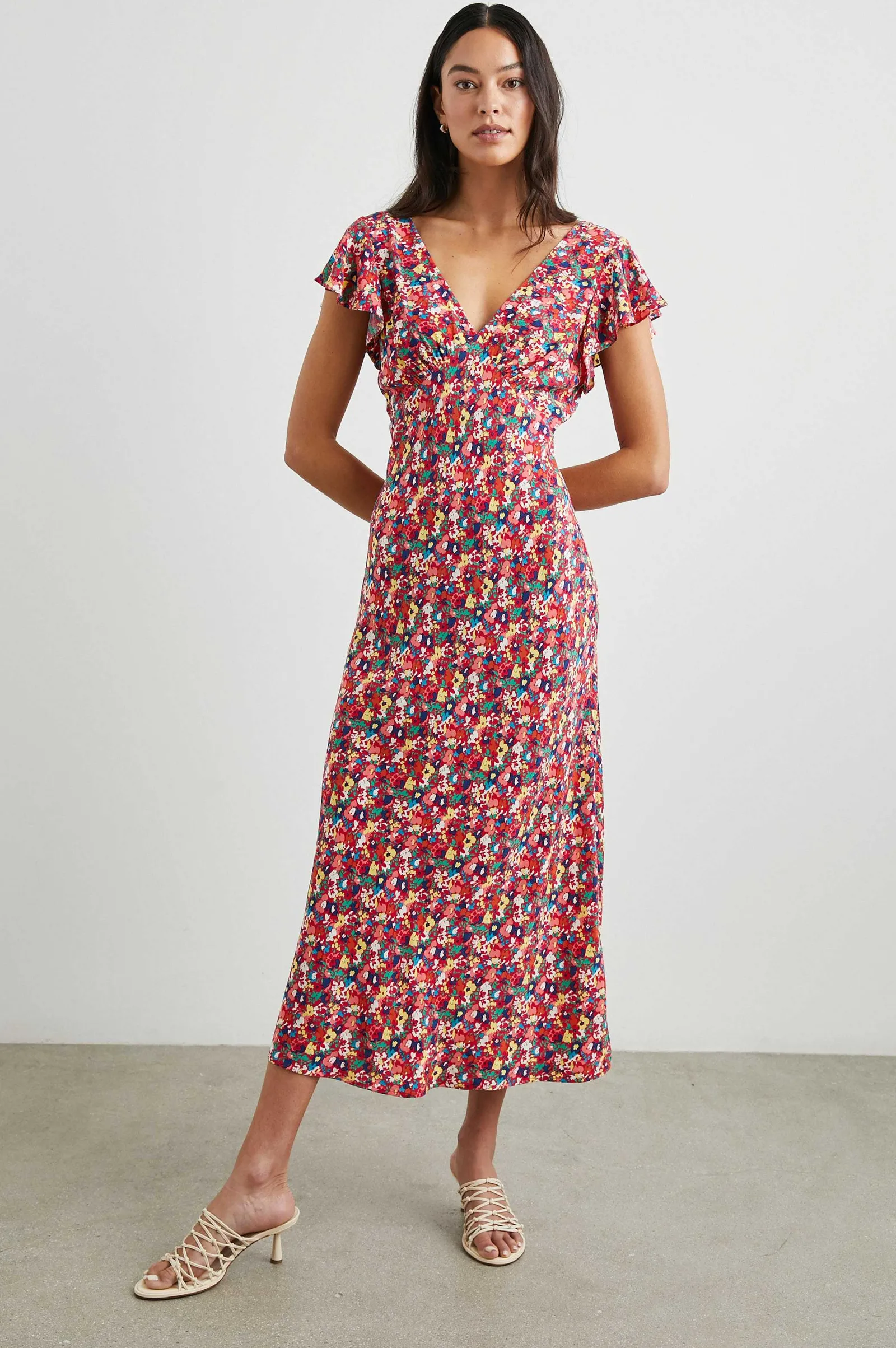 Vrouwen Rails Kenz Jurk - Scharlaken Bloemen