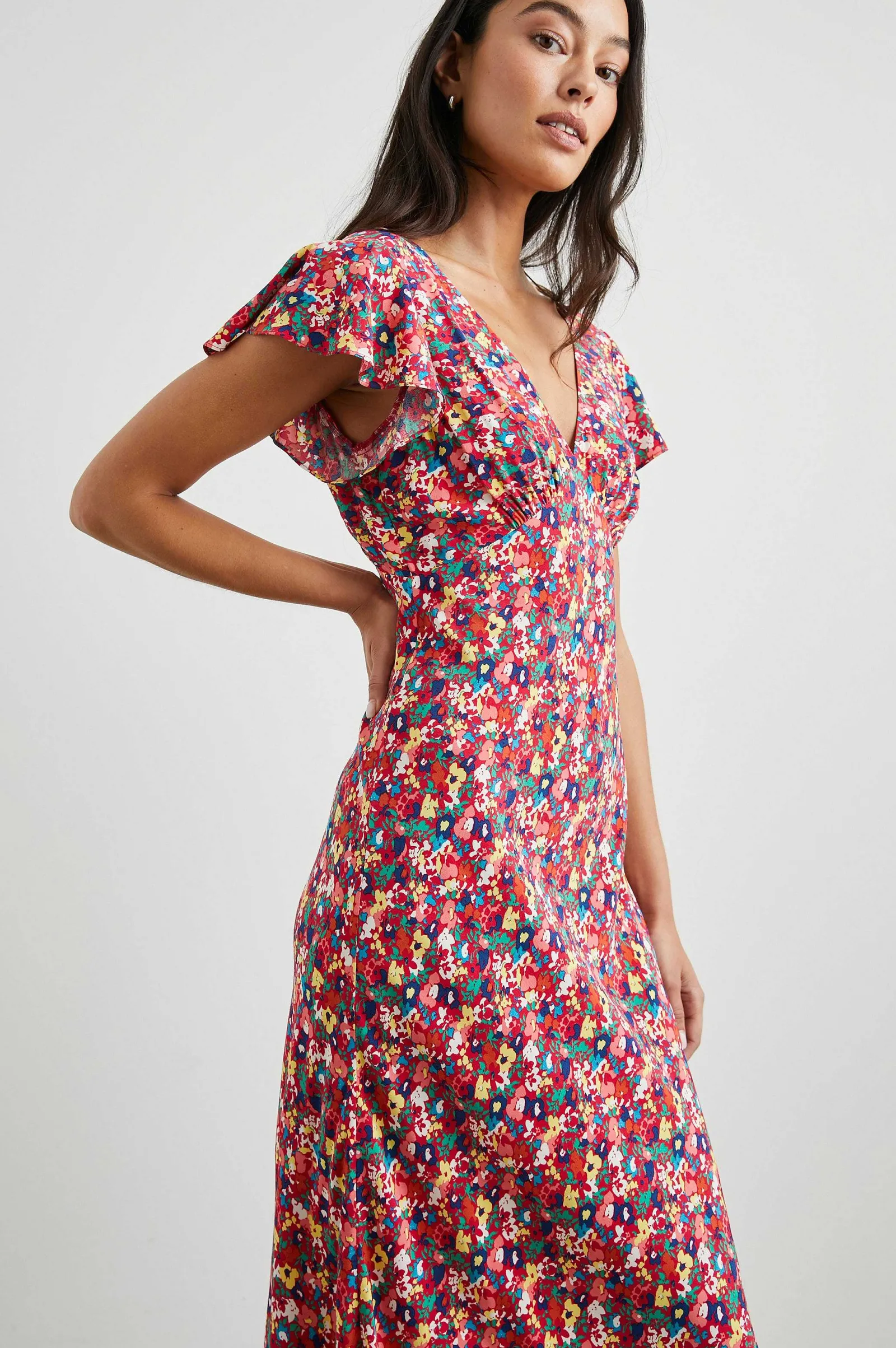 Vrouwen Rails Kenz Jurk - Scharlaken Bloemen