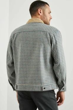 Heren Rails Ketter Jas - Roest Shimmer Tarwe