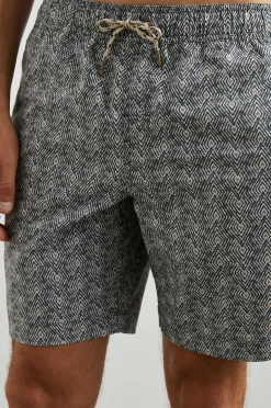 Heren Rails Kian Zwem Kort - Tribal Batik Celestial