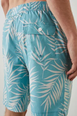 Heren Rails Kian Zwemkort - Palm Shadow Aqua