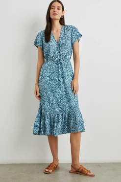 Vrouwen Rails Kiki-Jurk - Blauw Havana