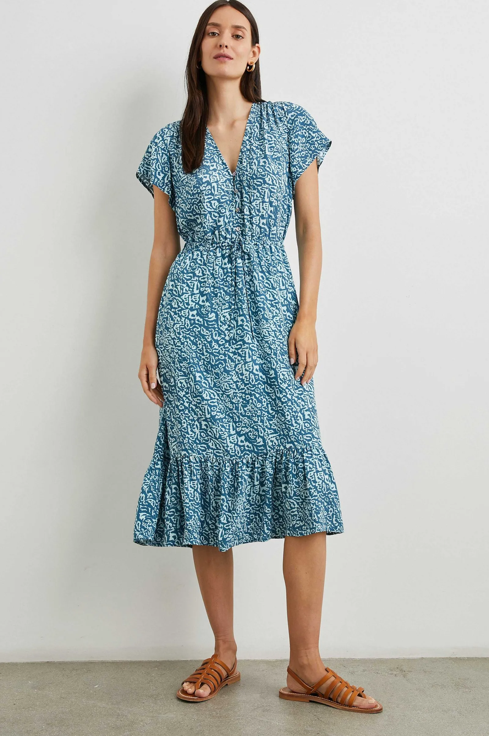 Vrouwen Rails Kiki-Jurk - Blauw Havana