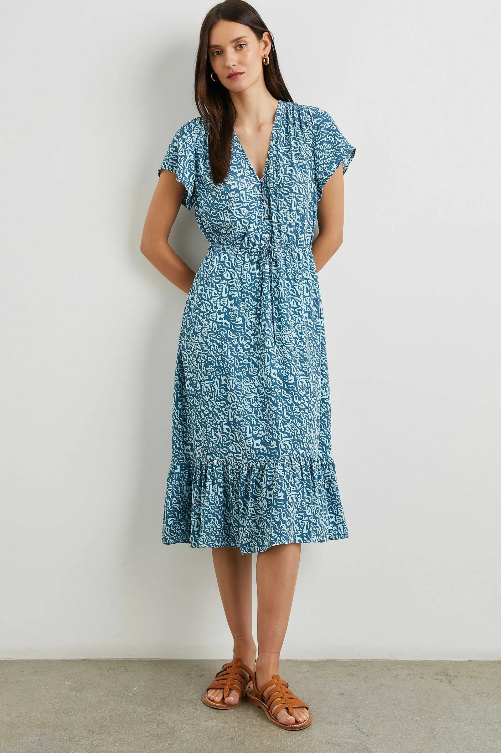 Vrouwen Rails Kiki-Jurk - Blauw Havana