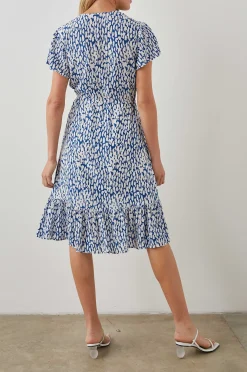 Vrouwen Rails Kiki-Jurk - Kobalt Statische Luipaard
