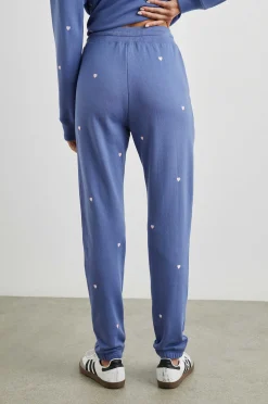 Vrouwen Rails Kingston Sweatpant - Roze Borrelborduursel Van Binnenvaartharten