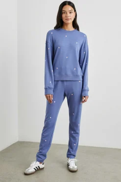 Vrouwen Rails Kingston Sweatpant - Roze Borrelborduursel Van Binnenvaartharten