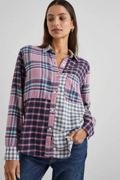 Vrouwen Rails Lakin Shirt - Rose Agave Gemengde Plaid