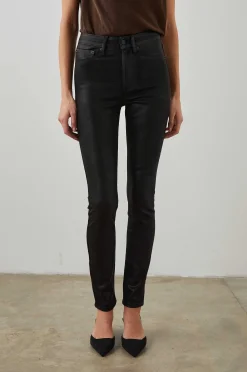 Vrouwen Rails Larchmont Skinny - Gecoate Noir