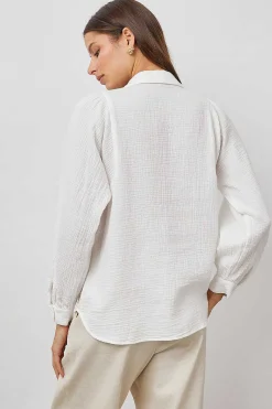 Vrouwen Rails Lauren Overhemd - Wit