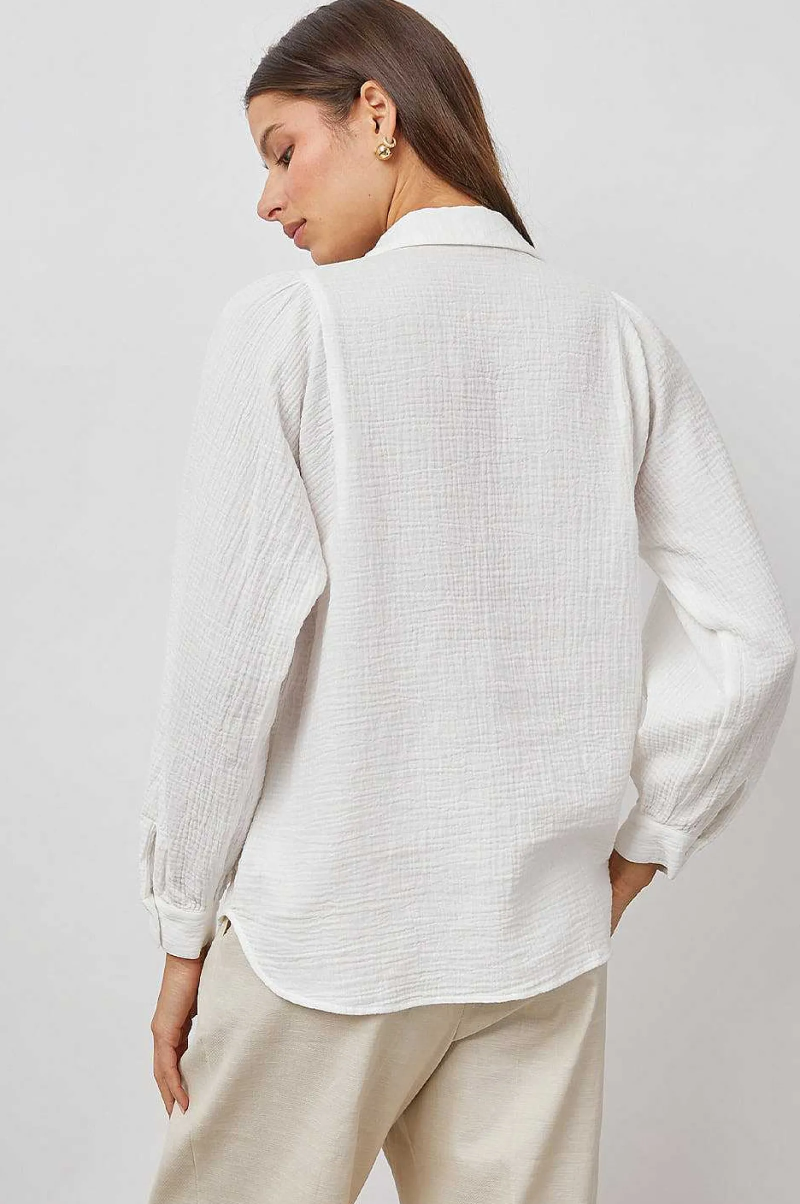 Vrouwen Rails Lauren Overhemd - Wit
