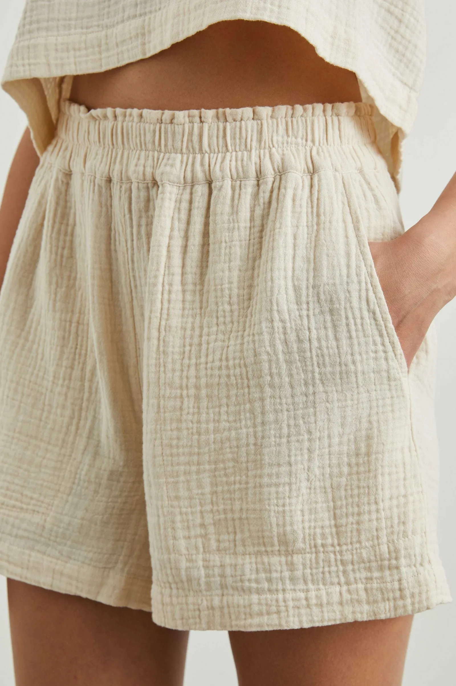 Vrouwen Rails Leighton Kort - Vlas
