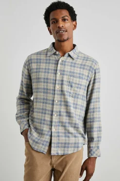 Heren Rails Lennox Shirt - Havermout Atlantische Heide