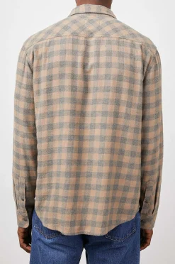 Heren Rails Lennox Shirt - Houtskool Mire