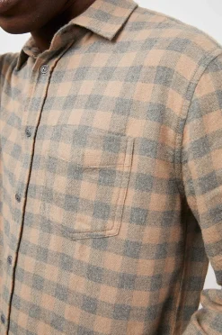 Heren Rails Lennox Shirt - Houtskool Mire