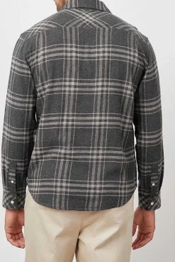 Heren Rails Lennox Shirt - Houtskool Wraith Melange