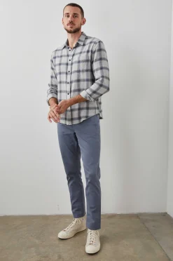 Heren Rails Lennox Shirt - Metallic Storm Heather