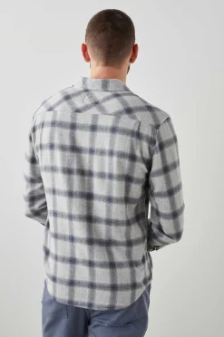 Heren Rails Lennox Shirt - Metallic Storm Heather