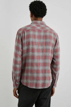 Heren Rails Lennox Shirt - Schuurstaal Duif