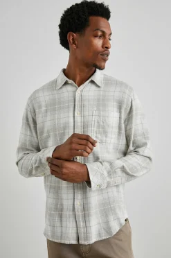 Heren Rails Lennox Shirt - Tarweduif Melange