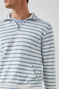 Heren Rails Leorio Sweatshirt - Canvas Met Bretonse Strepen