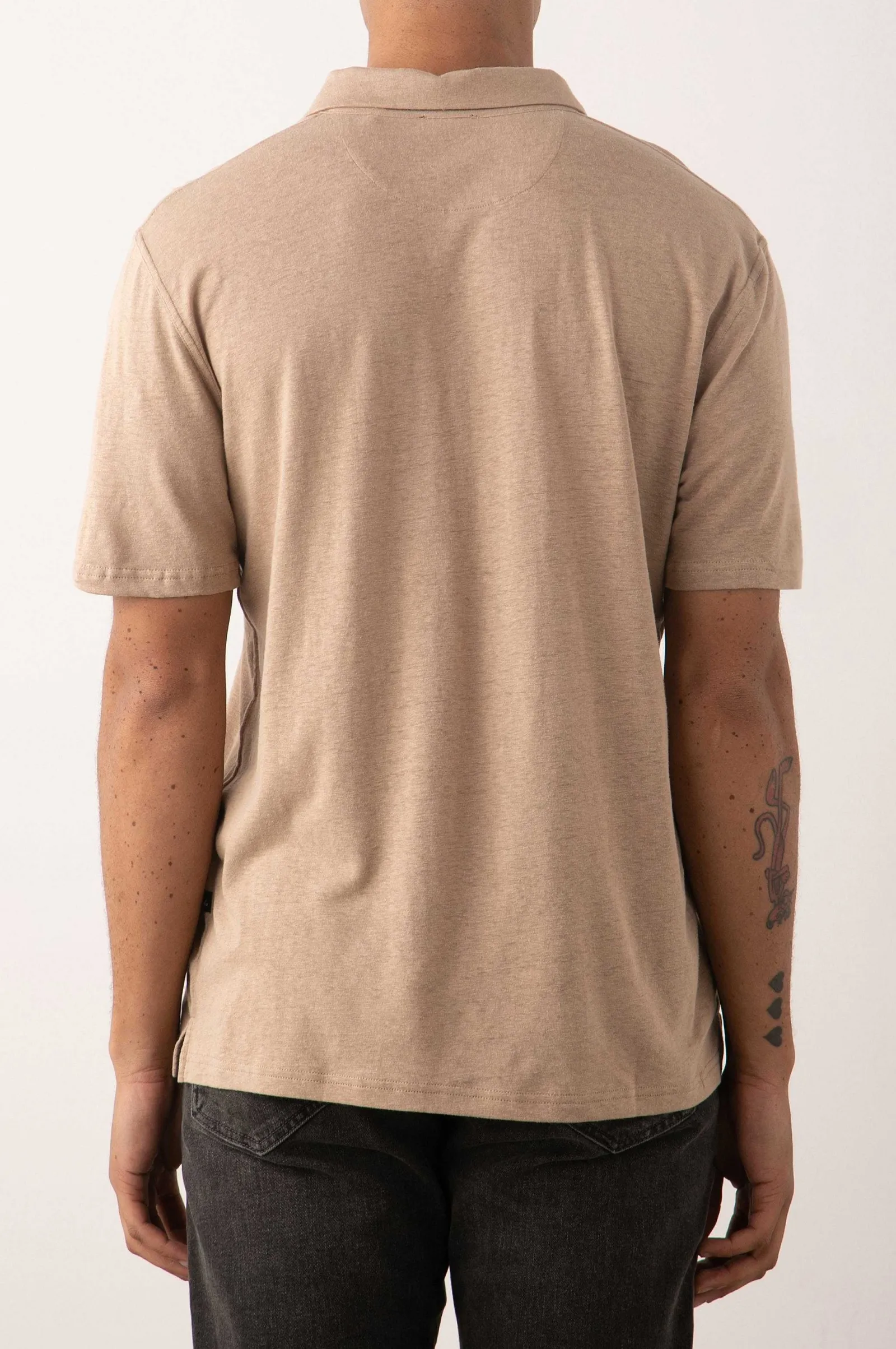 Heren Rails Levant Poloshirt - Bulgur