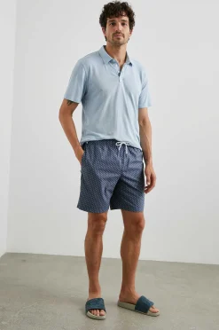 Heren Rails Levant Poloshirt - Cielo