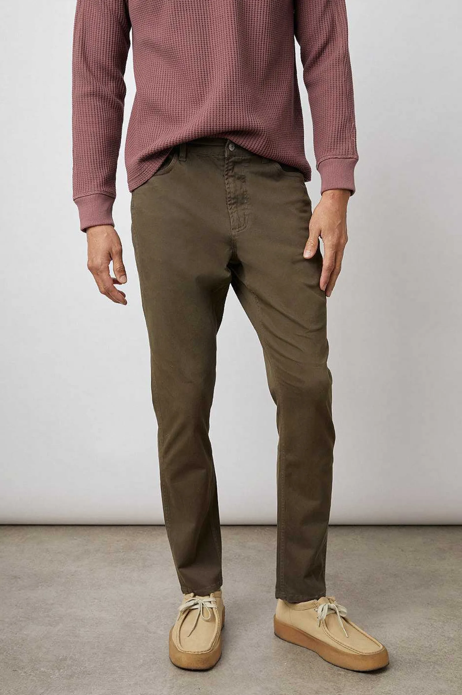 Heren Rails Lewis Broek - Donker Olijf
