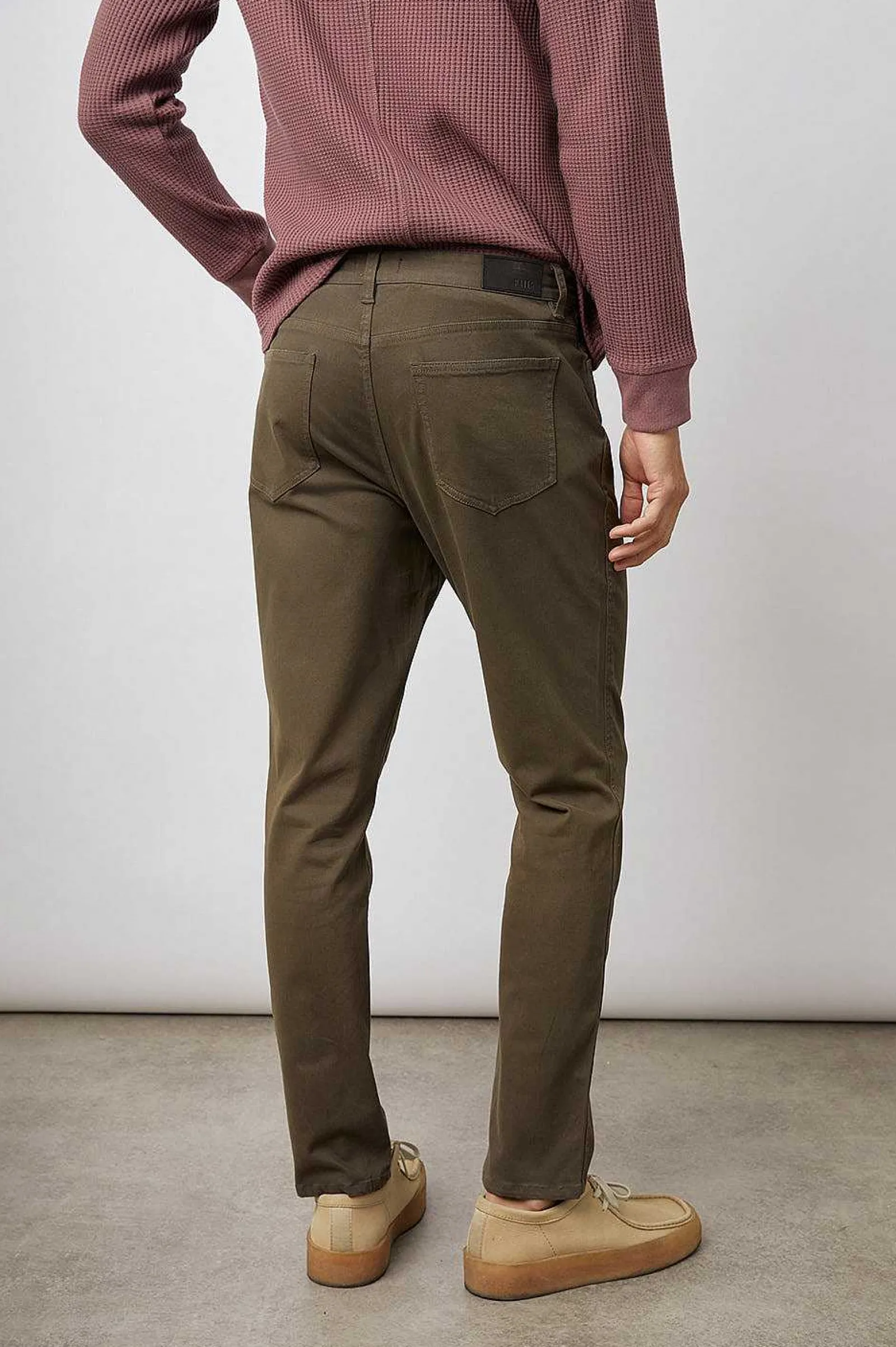 Heren Rails Lewis Broek - Donker Olijf