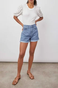 Vrouwen Rails Liza Top - Witte Seersucker