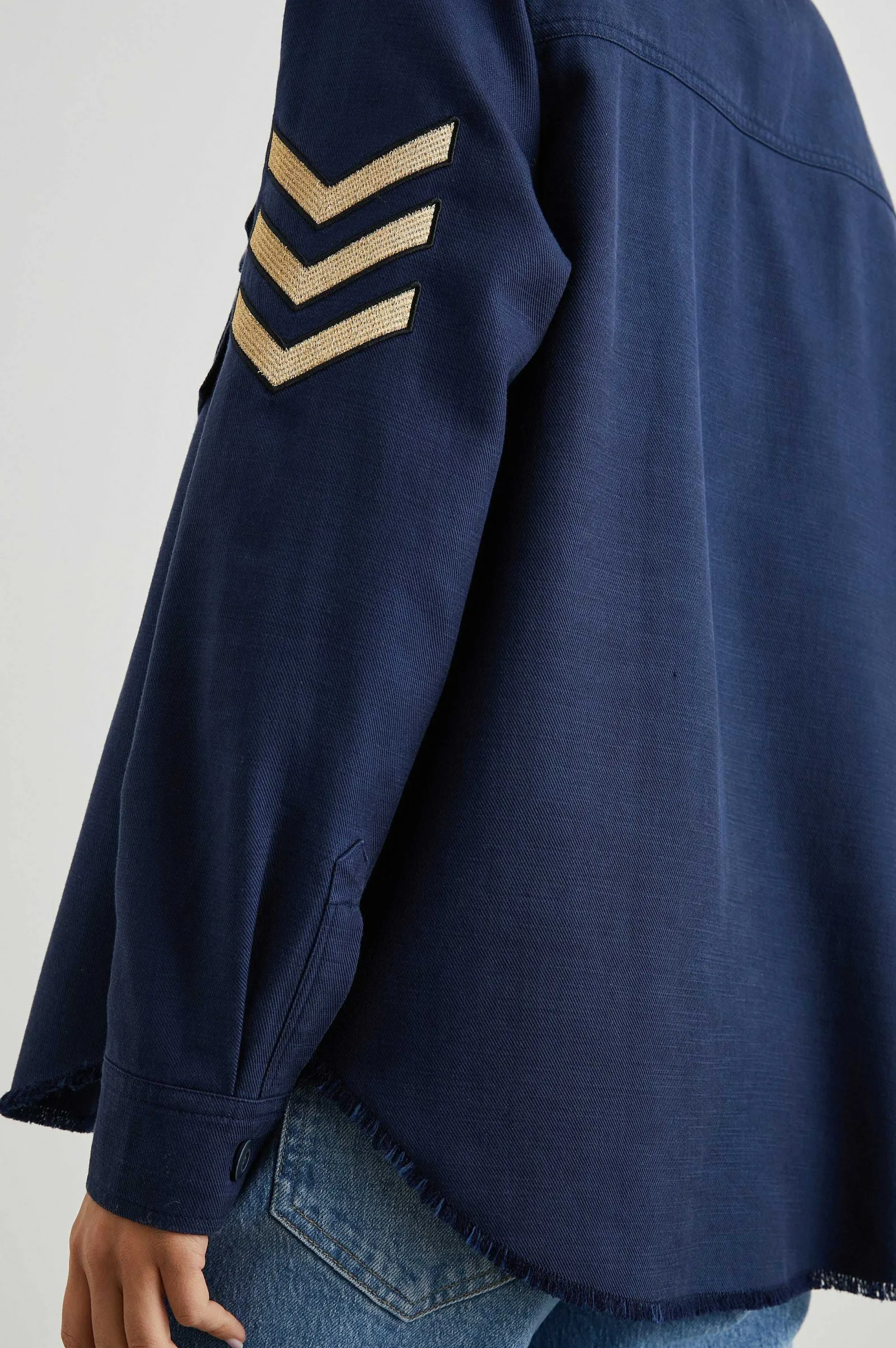 Vrouwen Rails Loren Overhemdjas - Marine