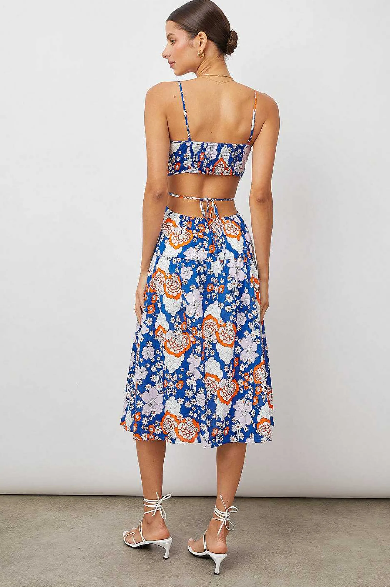 Vrouwen Rails Lourdes Jurk - Kobalt Bloemen