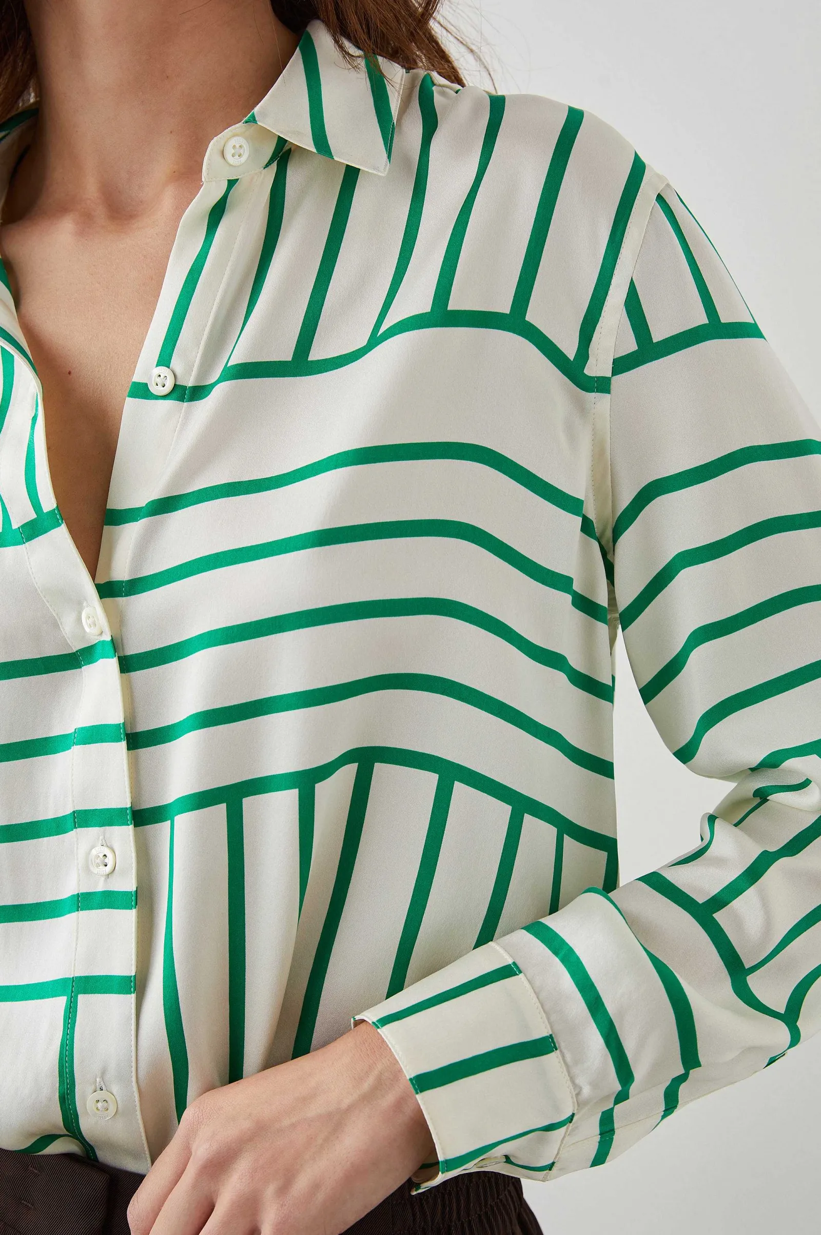 Vrouwen Rails Mara Shirt - Groene Lijnart