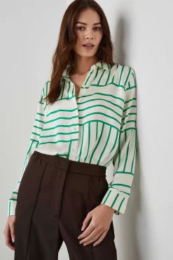 Vrouwen Rails Mara Shirt - Groene Lijnart
