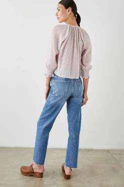 Vrouwen Rails Mariah Top - Zachte Rozen Ruit