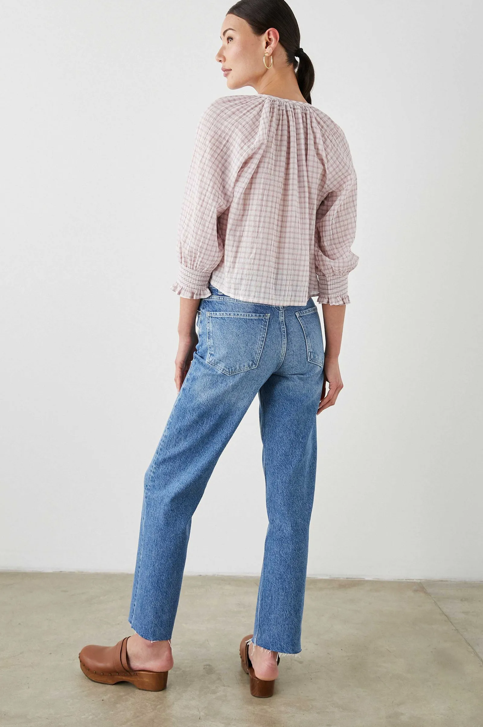 Vrouwen Rails Mariah Top - Zachte Rozen Ruit