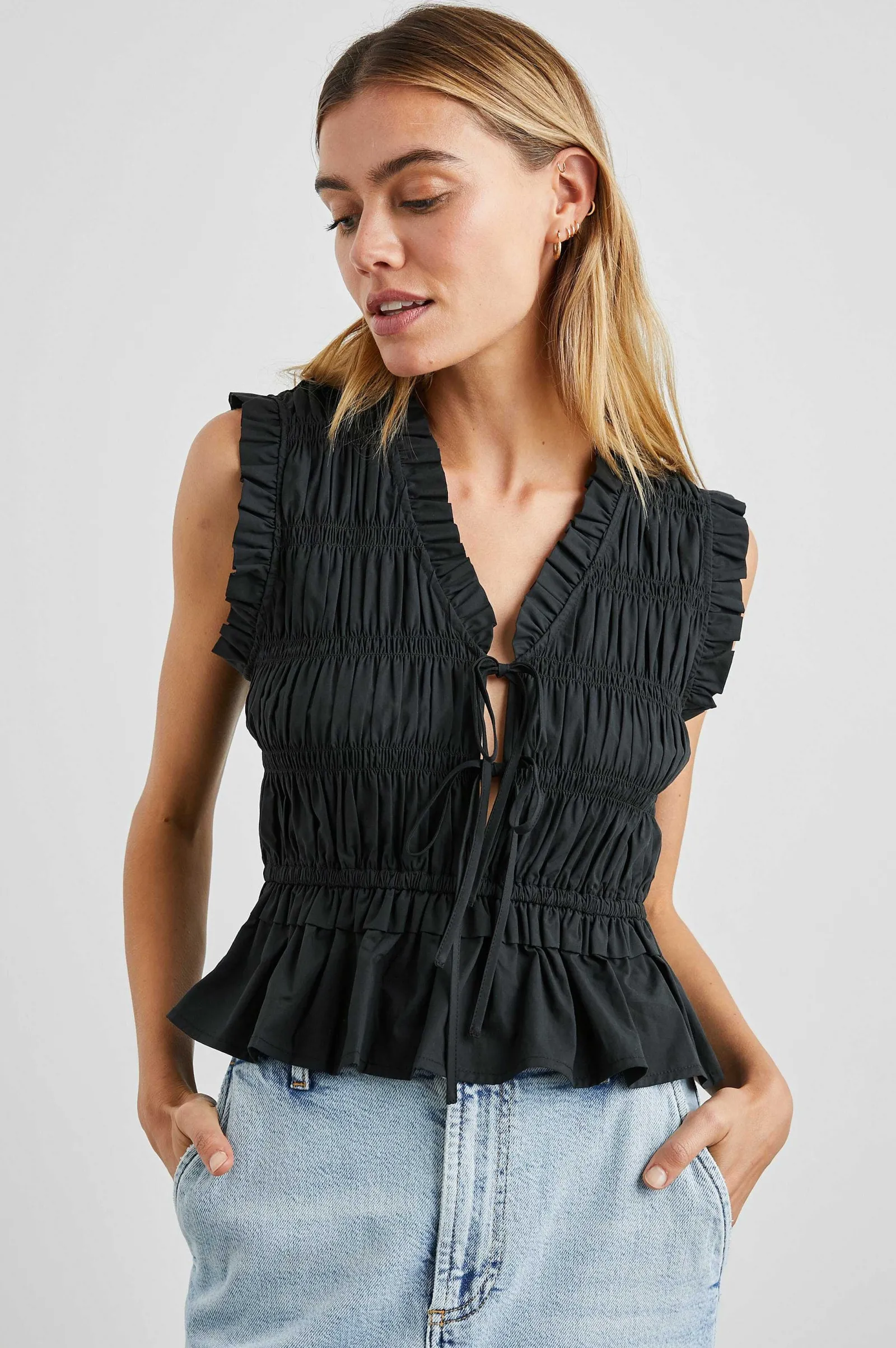 Vrouwen Rails Martine Top - Zwart