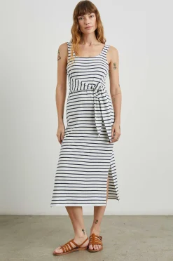 Vrouwen Rails Meg Jurk - Ivoor Marine Stripe